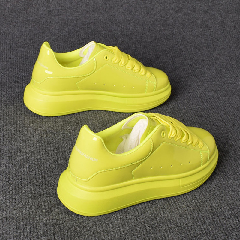 Women Shoes Tennis - 2025 Gelakte witte casual schoenen voor