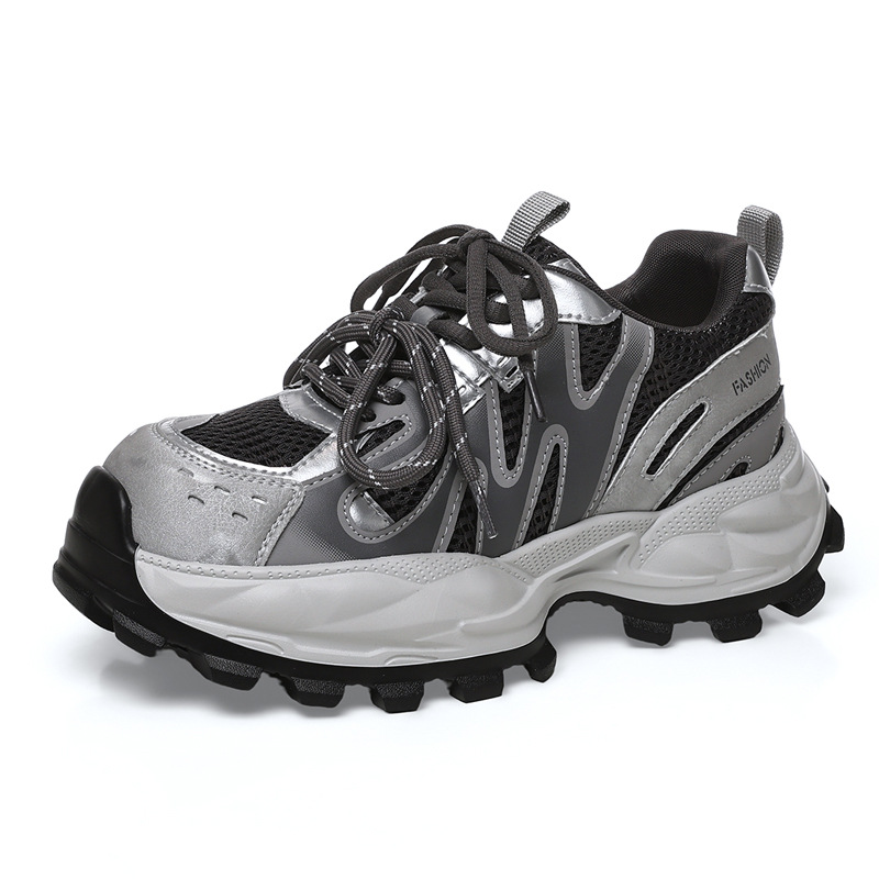 Women Shoes Tennis - Mesh Chunky Sneakers Dames Ademende Platform
