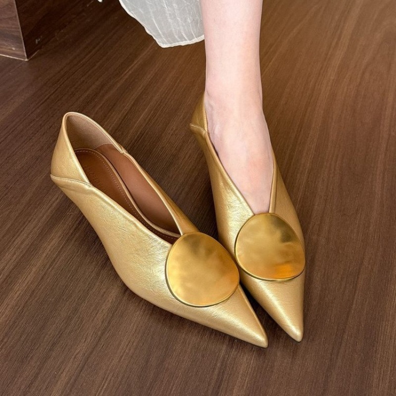 Women'S Shoes In Fashion - 2025 Lente Zomer Puntschoen Schoeisel Slip