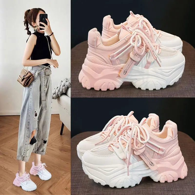 Women Shoes Tennis - Damesschoenen Casual schoenen Lente Sneakers Platform