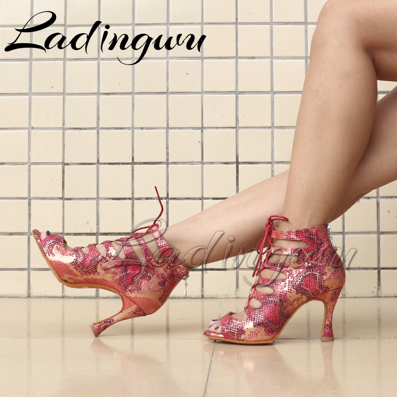 Women'S Shoes Z - Ladingwu Latin Laarzen Zachte Bodem Dansschoenen