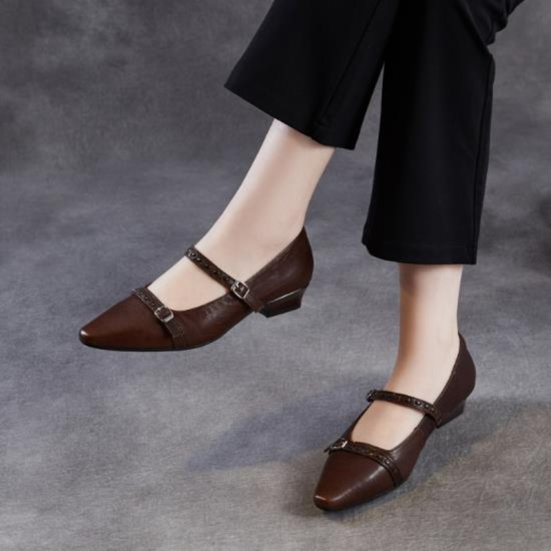 Bruin Zwart Korea Dames Flats  - Shoes For Women Flats recensie en prijs