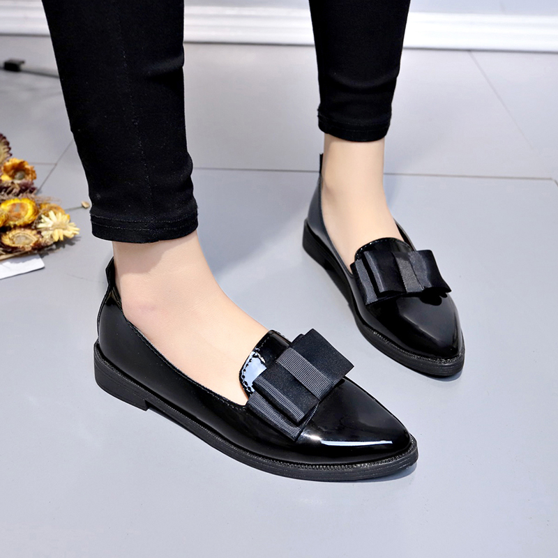 Zwart/wijnrood lakleer instapp - Shoes For Women Flats recensie en prijs