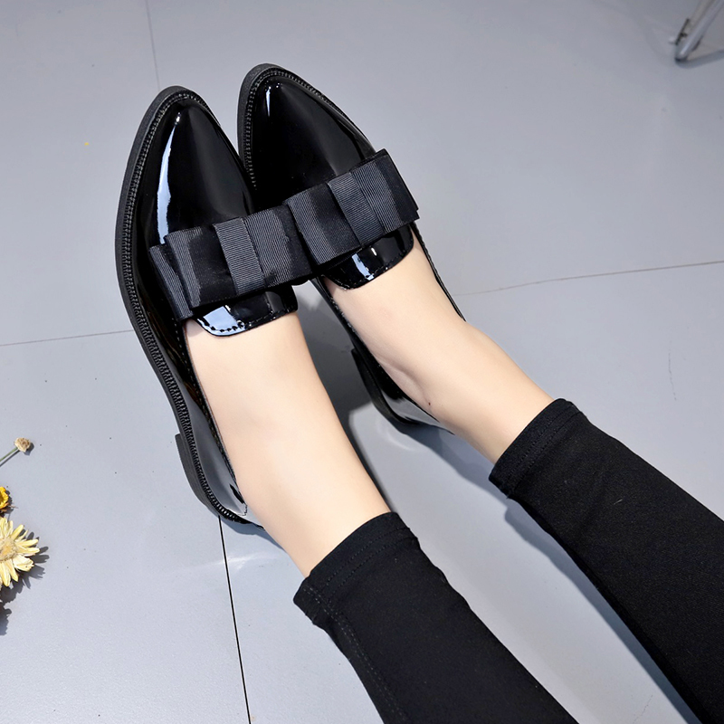 Zwart/wijnrood lakleer instapp - Shoes For Women Flats recensie en prijs