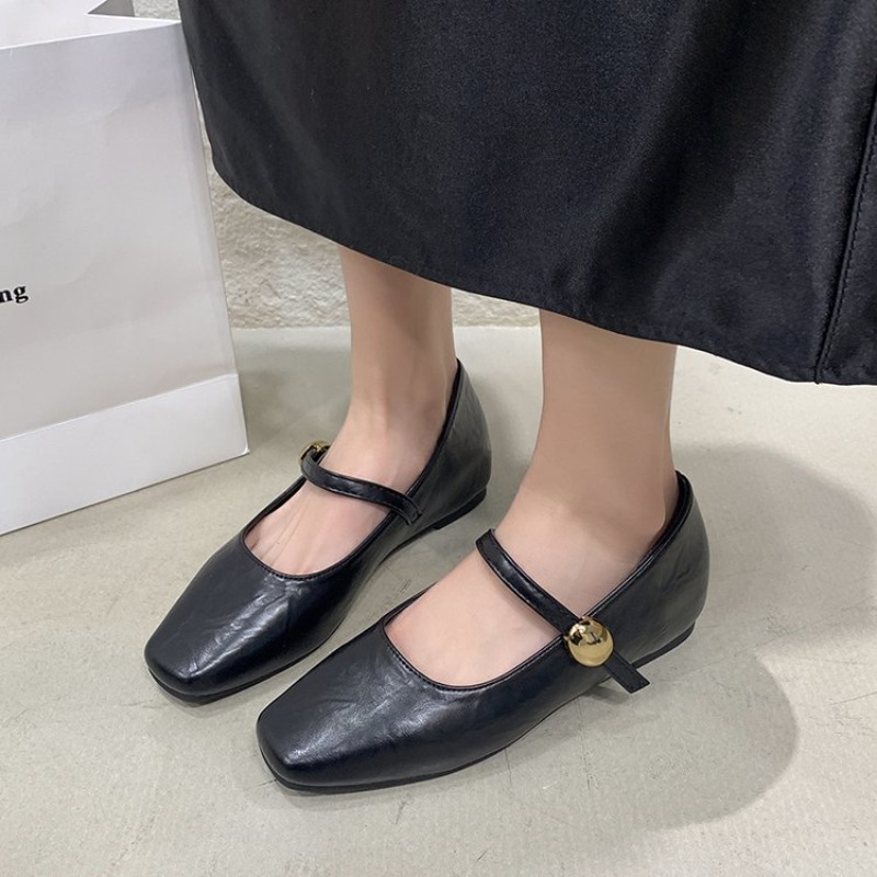 Ultrazachte leren zwarte insta - Shoes For Women Flats recensie en prijs