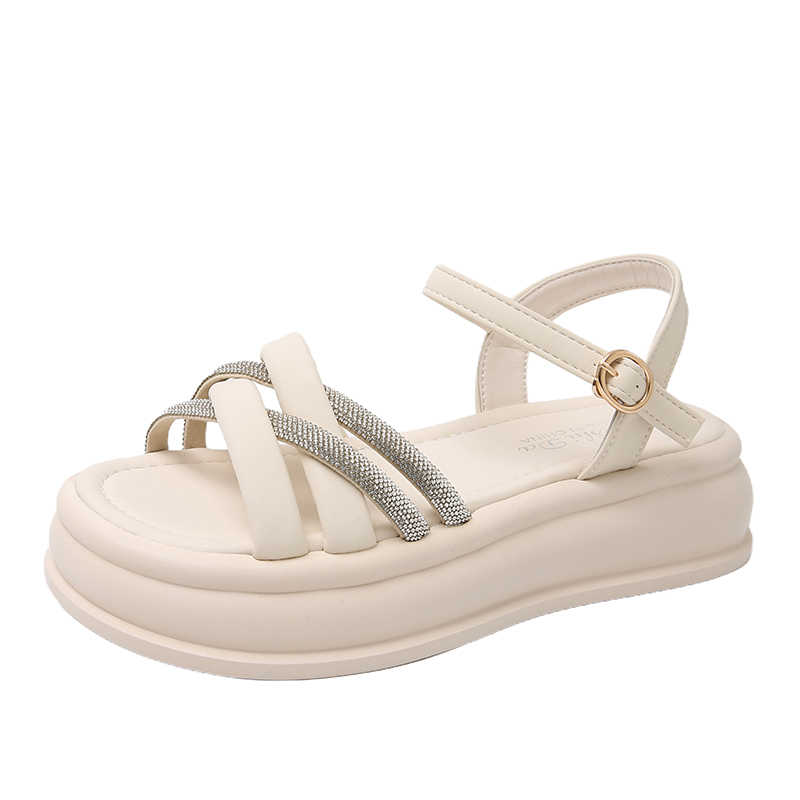 Zomersandaal met ronde neus en - Women Shoes Tennis recensie en prijs