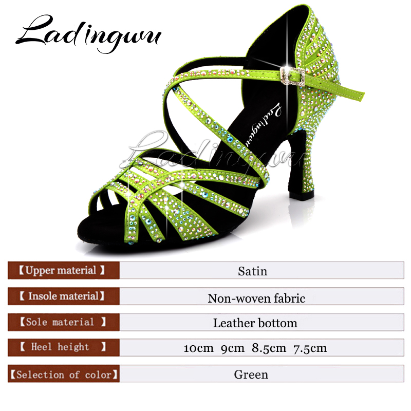 Ladingwu Lichtgroen Satijn Lat - Women'S Shoes Z recensie en prijs